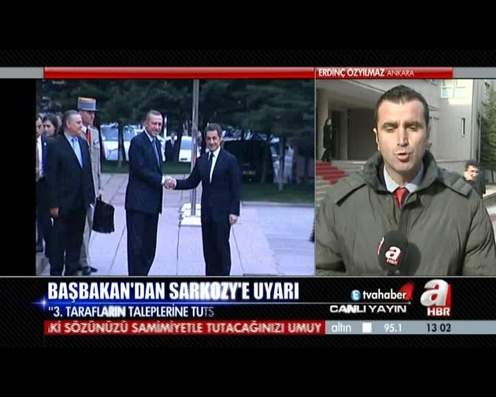 Başbakan’dan Sarkozy’ye uyarı!