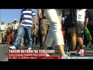 Taksim'e yeni çehre