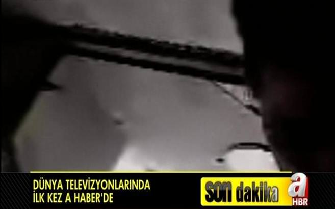 Humus'ta bombalanan binadan canlı yayın