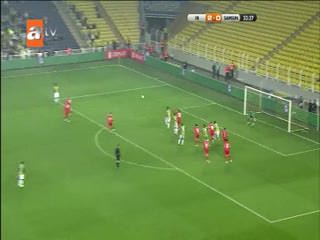 Fenerbahçe: 3 - Samsunspor: 0 (Dk. 34 Selçuk)