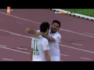 Bursaspor: 1 - Eskişehirspor: 0 (Dk.32 Pinto)