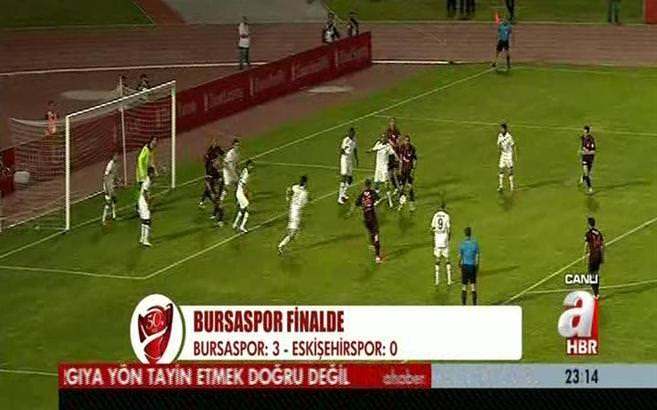 Bursaspor - Eskişehirspor maçının özeti