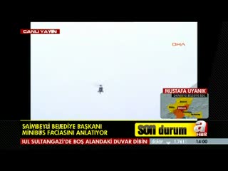 Minibüs uçuruma yuvarlandı