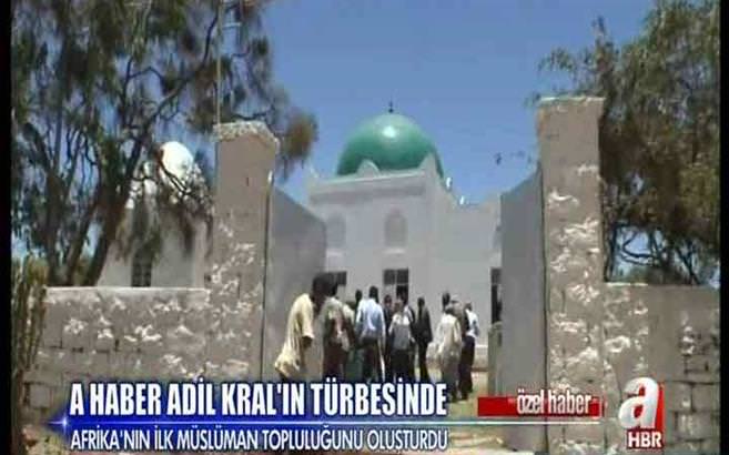 A Haber Adil Kral'ın türbesinde