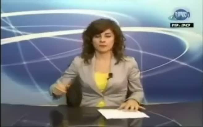 Trabzonlu spiker canlı yayında olduğunu unuttunca...