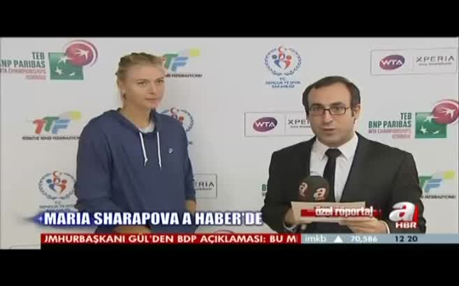 Maria Sharapova A Haber'de