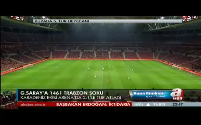 Galatasaray: 1 - 1461 Trabzon: 2 ( Özet)