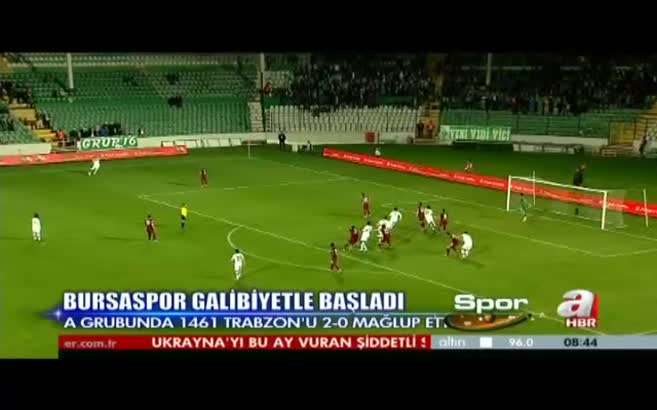 Bursaspor: 2 - 1461 Trabzon: 0 (Özet)