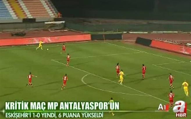 Antalyaspor: 1 - Eskişehirspor: 0 (Özet)