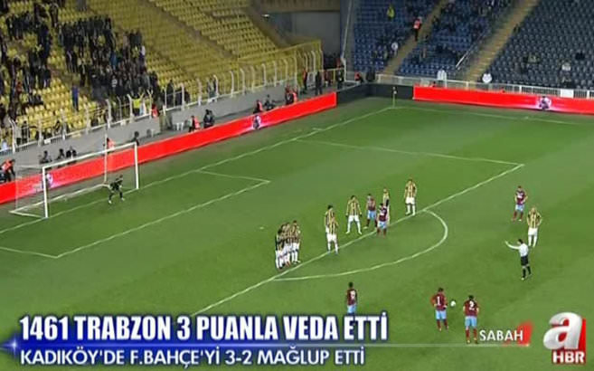 Fenerbahçe: 2 - 1461 Trabzon: 3 (Özet)
