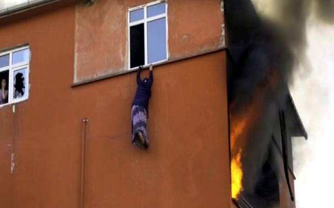 Yangında can pazarı