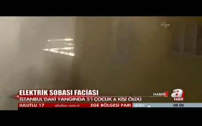 İstanbul'da soba faciası