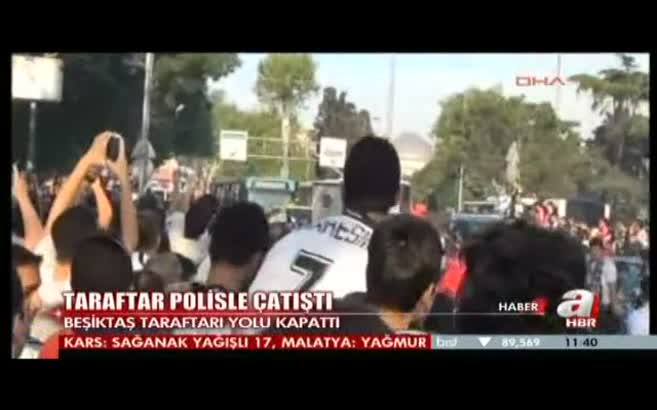 İnönü'ye olaylı veda