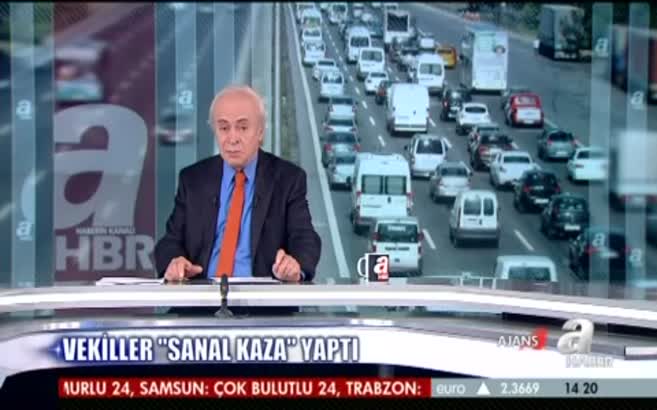 Vekiller "sanal kaza" yaptı