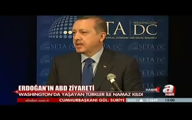 Erdoğan izdihamı