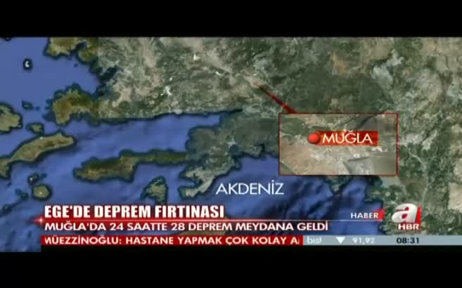 Ege'de deprem fırtınası