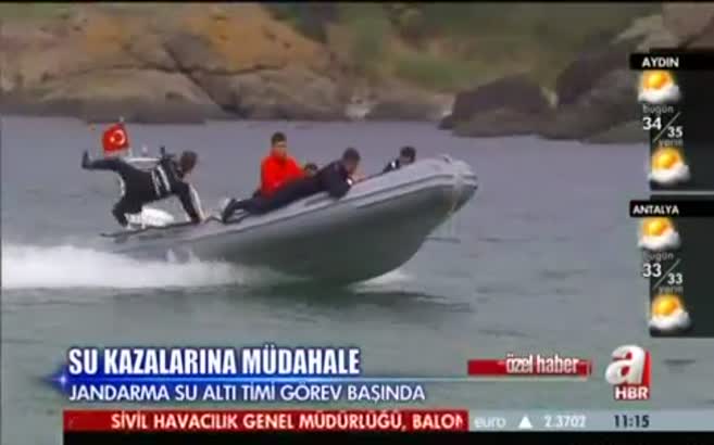 Su altında böyle ceset arıyorlar