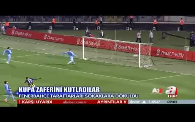 Kupa zaferini kutladılar