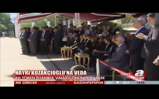Hayri Kozakçıoğlu'na veda