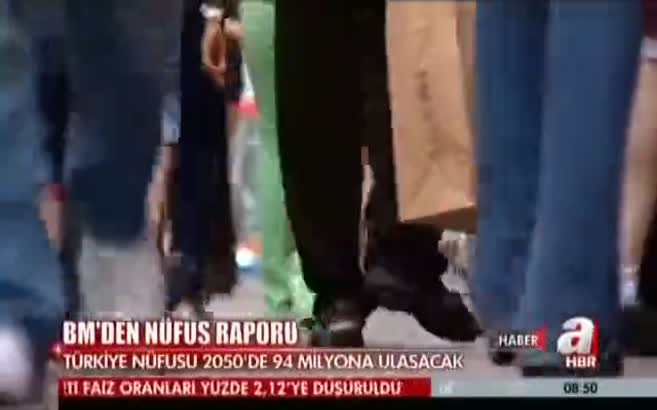 Türkiye 2050'de 94 milyona ulaşacak