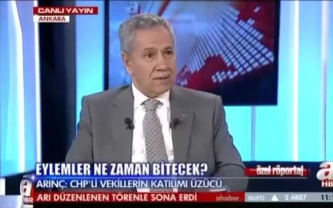 Arınç'tan A Haber'e özel açıklamalar