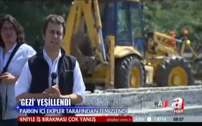 Gezi Parkı yeşillendi