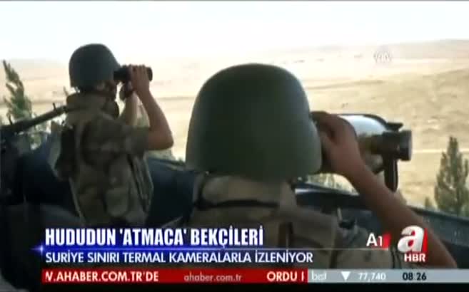 Suriye sınırı 'atmacalar'a emanet