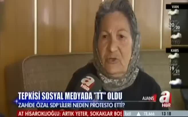 Zahide Nine A Haber'de