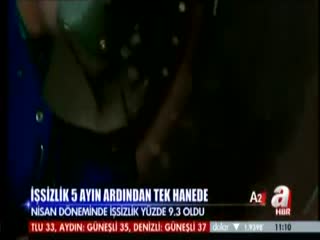 İşsizlik 5 ayın ardından tek hanede