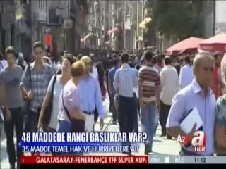 Yeni anayasada uzlaşılan 48 madde
