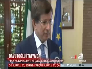 Davutoğlu: Rusya'nın çağrısı doğru bir adım