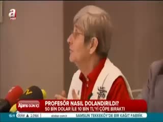 Ünlü profesör dolandırıldı