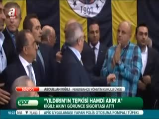 'Yıldırım'ın tepkisi Hamdi Akın'a'