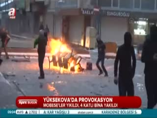Yüksekova'da provokasyon