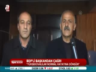 'Herkes normal hayatına dönsün'