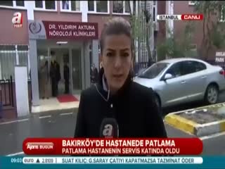 Bakırköy'de patlama