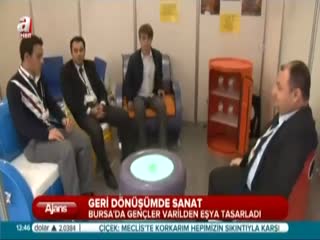 Atık varilden dekoratif koltuk