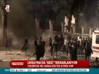 Ukrayna'da 'Gezi' tekrarlanıyor