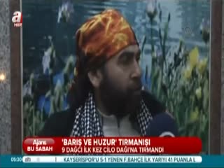 9 dağcı ilk kez Cilo'ya tırmandı