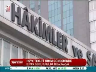 HSYK teklifi bugün Genel Kurul'da