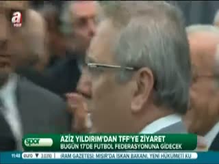 Aziz Yıldırım'dan TFF'ye ziyaret