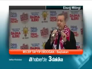 Başbakan Erdoğan'ın Elazığ mitingi