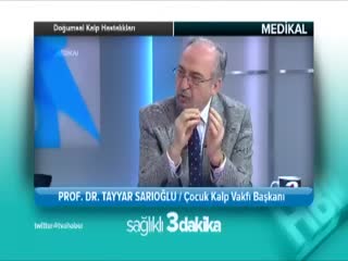 Doğumsal kalp hastalıkları - Prof. Dr. Tayyar Sarıoğlu