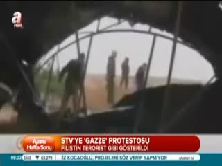 STV'ye Gazze protetosu