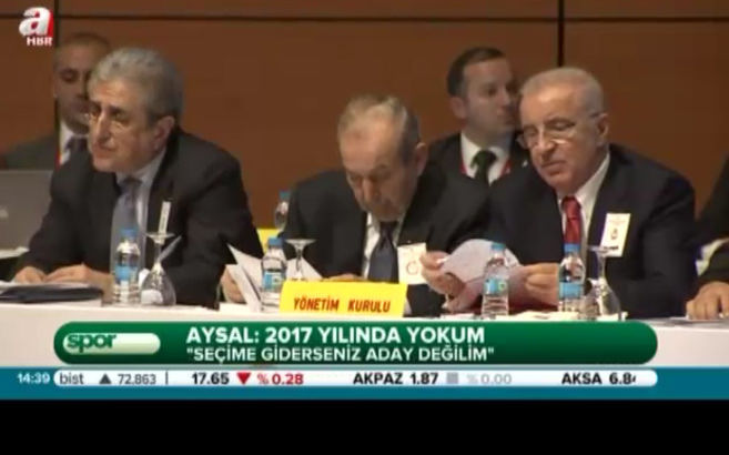 Aysal: 2017 yılında yokum