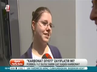 Karbonat diyeti zayıflatır mı?