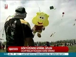 Çin'de uçurtma festivali