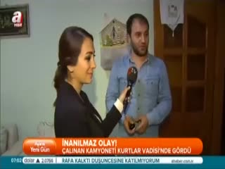 Çalınan kamyoneti Kurtlar Vadisi'nde gördü