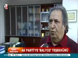 AK Parti'ye 'Balyoz' teşekkürü