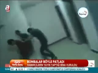İsrail habercilerin binasını vurdu